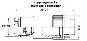 Philippi Kupplungsstecker Typ 692 4-polig
