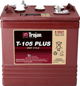 Trojan T105plus, 6V 225Ah